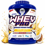 Whey Pro Piña colada. Imagen de referencia del envase de 2 kg; producto vendido de 1 kg.